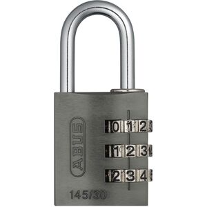 ABUS AB145/30 TITANIO Padlock, Gray, 30 ABUS AB145/30 TITANIO Padlock, Gray, 30