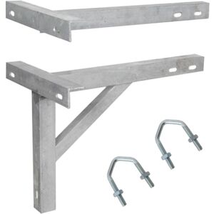 Cablefinder 12' T & K Galvanized Wall Mounting Bracket - Heavy Duty Cablefinder 12' T & K Galvanized Wall Mounting Bracket - Heavy Duty