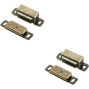 Loops 2x Magnetic Cupboard Door Catch 37mm Fixing Centres 6kg Pull Florentine Bronze Loops 2x Magnetic Cupboard Door Catch 37mm Fixing Centres 6kg Pull Florentine Bronze