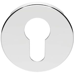 Loops 51mm Euro Profile Round Escutcheon 8mm Depth Concealed Fix Polished Chrome Loops 51mm Euro Profile Round Escutcheon 8mm Depth Concealed Fix Polished Chrome