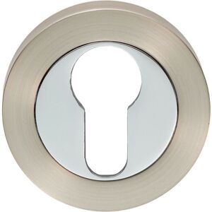 Loops 50mm Euro Profile Escutcheon 10mm Depth Concealed Fix Satin Nickel/Chrome Loops 50mm Euro Profile Escutcheon 10mm Depth Concealed Fix Satin Nickel/Chrome