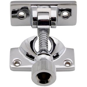 Loops Brighton Pattern Sprung Sash Fastener 60 x 25mm Fixing Plate Polished Chrome Loops Brighton Pattern Sprung Sash Fastener 60 x 25mm Fixing Plate Polished Chrome