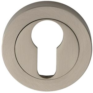 Loops 50mm Euro Profile Escutcheon Concealed Fix Satin Nickel Keyhole Cover Loops 50mm Euro Profile Escutcheon Concealed Fix Satin Nickel Keyhole Cover