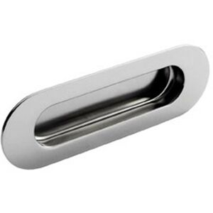 Loops Low Profile Recessed Flush Pull 120x41mm, 13mm Depth, Bright Stainless Steel (Re Loops Low Profile Recessed Flush Pull 120x41mm, 13mm Depth, Bright Stainless Steel (Re