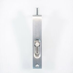 Loops Sunk Slide Flush Door Bolt with Flat Keep Plate 102 x 17mm Satin Nickel Loops Sunk Slide Flush Door Bolt with Flat Keep Plate 102 x 17mm Satin Nickel