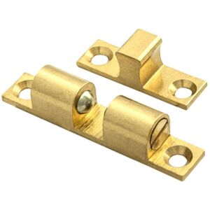 Loops Double Ball Roller Cupboard Catch 70 x 12.5mm 56mm Fixing Centres Self Colour Loops Double Ball Roller Cupboard Catch 70 x 12.5mm 56mm Fixing Centres Self Colour