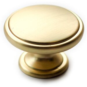 Handle & Home (38mm Knob) Brushed Brass 64mm Shaker Cup Handle & Knobs Handle & Home (38mm Knob) Brushed Brass 64mm Shaker Cup Handle & Knobs