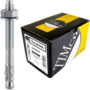 Timco Through Bolts (Silver) - M20 x 215mm (8 Pack Box) Timco Through Bolts (Silver) - M20 x 215mm (8 Pack Box)