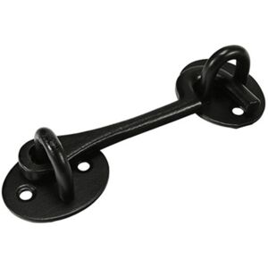 Timco Cabin Hooks Black - 4" (1 Pack Bag) Timco Cabin Hooks Black - 4" (1 Pack Bag)