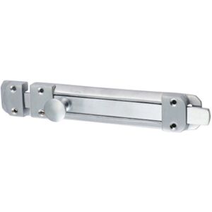 Timco Flat Section Bolt Satin Chrome - 210 x 35mm Bolt Timco Flat Section Bolt Satin Chrome - 210 x 35mm Bolt