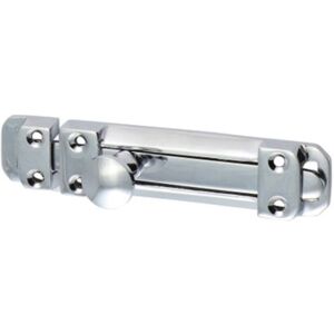 Timco Contract Flat Section Bolt Polished Chrome - 110 x 25mm (1 Pack Bag) Timco Contract Flat Section Bolt Polished Chrome - 110 x 25mm (1 Pack Bag)