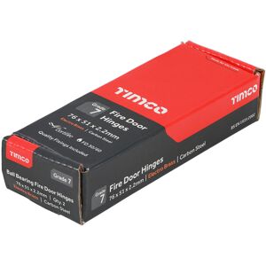 Timco Ball Bearing Hinges Grade 7 Steel Electro Brass - 76 x 51 x 2.2 (2 Pack Bo Timco Ball Bearing Hinges Grade 7 Steel Electro Brass - 76 x 51 x 2.2 (2 Pack Bo