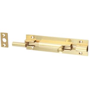 Timco Necked Barrel Bolt Polished Brass - 100 x 25mm (1 Pack Bag) Timco Necked Barrel Bolt Polished Brass - 100 x 25mm (1 Pack Bag)