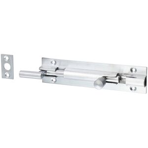 Timco - Necked Barrel Bolt - Satin Chrome - 100 x 25 mm - Barrel bolt Timco - Necked Barrel Bolt - Satin Chrome - 100 x 25 mm - Barrel bolt