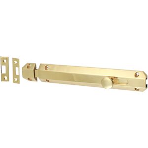 Timco Architectural Flat Section Bolt Polished Brass - 210 x 35mm (1 Pack Bag) Timco Architectural Flat Section Bolt Polished Brass - 210 x 35mm (1 Pack Bag)