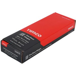 Timco Ball Bearing Hinges Grade 11 Steel Satin Chrome - 102 x 76 x 2.7 (2 Pack B Timco Ball Bearing Hinges Grade 11 Steel Satin Chrome - 102 x 76 x 2.7 (2 Pack B