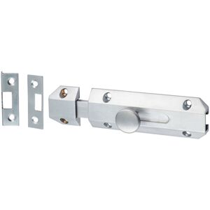 Timco - Architectural Flat Section Bolt - Satin Chrome - 100x35mm - Bolt Timco - Architectural Flat Section Bolt - Satin Chrome - 100x35mm - Bolt