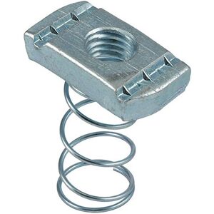 Timco Channel Nuts Long Spring Silver - M12 (100 Pack) Timco Channel Nuts Long Spring Silver - M12 (100 Pack)