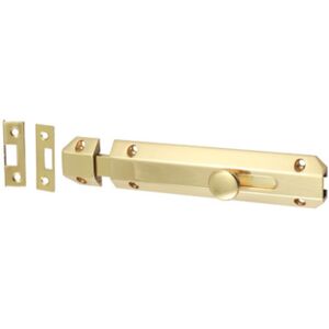 Timco Architectural Flat Section Bolt Polished Brass - 150 x 35mm (1 Pack Bag) Timco Architectural Flat Section Bolt Polished Brass - 150 x 35mm (1 Pack Bag)