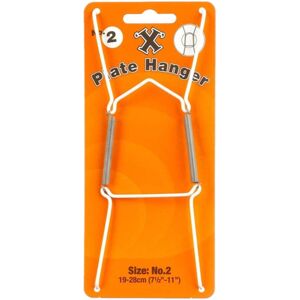 X-HOOKS X Hooks No. 2 Wall Plate Hanger Medium 19-28cm X-HOOKS X Hooks No. 2 Wall Plate Hanger Medium 19-28cm
