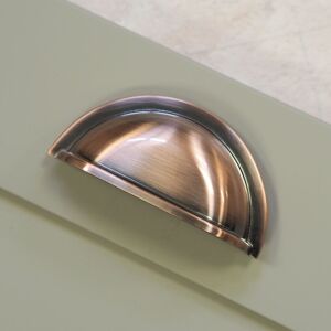 Handle & Home (76mm Cup Handle) Brushed Dark Copper Cup Handle 76mm & Oval Knob Handle & Home (76mm Cup Handle) Brushed Dark Copper Cup Handle 76mm & Oval Knob