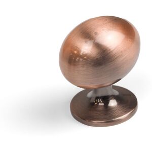 Handle & Home (31mm Knob) Brushed Dark Copper Cup Handle 76mm & Oval Knob Handle & Home (31mm Knob) Brushed Dark Copper Cup Handle 76mm & Oval Knob