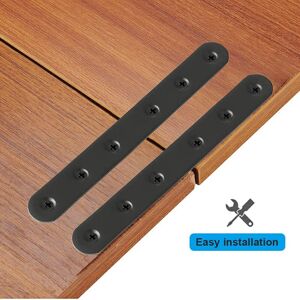 Tlily 4 PCS Flat Straight Bracket Stainless Steel Mending Plate for Wood Metal Repair Tlily 4 PCS Flat Straight Bracket Stainless Steel Mending Plate for Wood Metal Repair