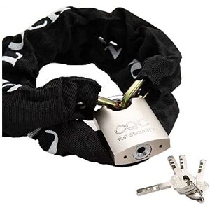 Hollylife Heavy-Duty 8mm Chain Lock Padlock for Motorcycle, 1.1m Hardened Steel Chain, 4 K Hollylife Heavy-Duty 8mm Chain Lock Padlock for Motorcycle, 1.1m Hardened Steel Chain, 4 K