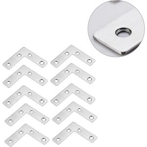 Wejoy 10pcs Fixing L Shaped Furniture Fixing Bracket Flat Plate Table Chair Corner Bra Wejoy 10pcs Fixing L Shaped Furniture Fixing Bracket Flat Plate Table Chair Corner Bra