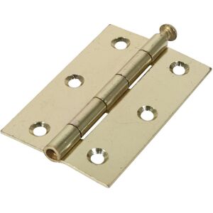 Timco Steel 1840 Pattern Loose Pin Butt Hinge - 90 x 60 x 1.7mm (Electro Brass) Timco Steel 1840 Pattern Loose Pin Butt Hinge - 90 x 60 x 1.7mm (Electro Brass)