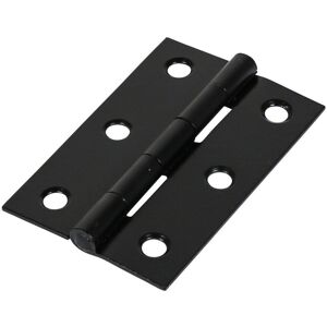 Timco 1838 Pattern - 75 x 50 x 1.5mm - Black - 2 Pack - Hinge Timco 1838 Pattern - 75 x 50 x 1.5mm - Black - 2 Pack - Hinge