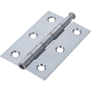 Timco Steel 1840 Pattern Loose Pin Butt Hinge - 75 x 50 x 1.5mm (Bright Zinc) (2 Timco Steel 1840 Pattern Loose Pin Butt Hinge - 75 x 50 x 1.5mm (Bright Zinc) (2
