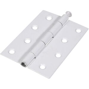 Timco Steel 1840 Pattern Loose Pin Butt Hinge - 100 x 71 x 1.7mm (White) (2 Pack Timco Steel 1840 Pattern Loose Pin Butt Hinge - 100 x 71 x 1.7mm (White) (2 Pack