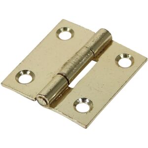 Timco Steel 1838 Pattern Fixed Pin Butt Hinge - 38 x 34 x 1.2mm (Electro Brass) Timco Steel 1838 Pattern Fixed Pin Butt Hinge - 38 x 34 x 1.2mm (Electro Brass)