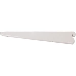 Timco Twin Slot Shelf Bracket White - 270mm (1 Pack Unit) Timco Twin Slot Shelf Bracket White - 270mm (1 Pack Unit)