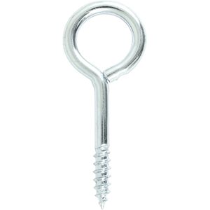 Timco Screw Eyes Silver - 40mm (10 Pack Bag) Timco Screw Eyes Silver - 40mm (10 Pack Bag)
