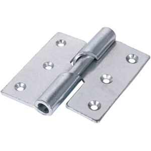Timco Steel 466 Pattern Left Hand Rising Butt Hinge - 75 x 72 x 2.5mm (Bright Zi Timco Steel 466 Pattern Left Hand Rising Butt Hinge - 75 x 72 x 2.5mm (Bright Zi
