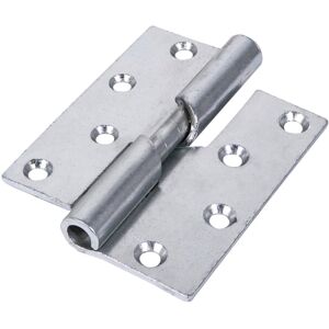 Timco Steel 466 Pattern Right Hand Rising Butt Hinge - 100 x 86 x 3mm (Bright Zi Timco Steel 466 Pattern Right Hand Rising Butt Hinge - 100 x 86 x 3mm (Bright Zi