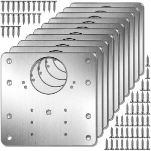 Unbranded 10pcs Cabinet Hinge Repair Plate Kit With Holes Flat Fixing Brackets High Qualit Unbranded 10pcs Cabinet Hinge Repair Plate Kit With Holes Flat Fixing Brackets High Qualit