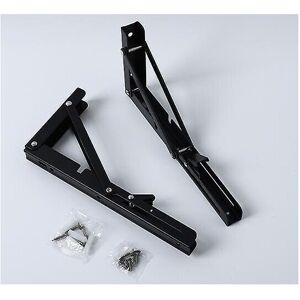 Unbranded 2pcs Folding Shelf Brackets - Heavy Duty Metal Collapsible Triangle Shelf Bracke Unbranded 2pcs Folding Shelf Brackets - Heavy Duty Metal Collapsible Triangle Shelf Bracke