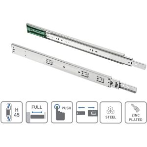 GTV - 600mm Slides - Push To Open - Drawer Slides GTV - 600mm Slides - Push To Open - Drawer Slides