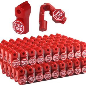 Unbranded Peg Hook Lock Stop Lock 100 Pcs Plastic Red Stop Lock Anti-Theft Lock Unbranded Peg Hook Lock Stop Lock 100 Pcs Plastic Red Stop Lock Anti-Theft Lock