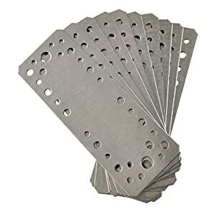 OMideas 10 x Flat Joining Plates (180 x 65 x 2) Heavy Duty Straight Perforated Braces Br OMideas 10 x Flat Joining Plates (180 x 65 x 2) Heavy Duty Straight Perforated Braces Br
