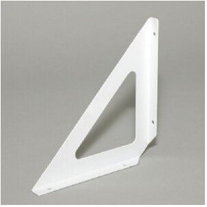 Mastershelf Tri Bookend Bracket White 24x24cm (Each) Mastershelf Tri Bookend Bracket White 24x24cm (Each)