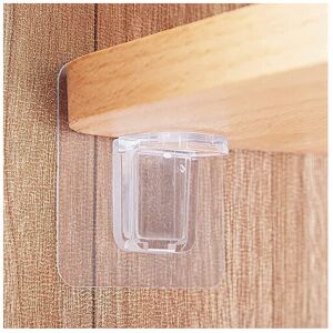 DAWRIS Shelf Support Pegs, 16 Pcs Shelf Support Brackets Self-Adhesive L-Shaped Support DAWRIS Shelf Support Pegs, 16 Pcs Shelf Support Brackets Self-Adhesive L-Shaped Support