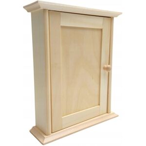 Wooden World - Wooden key cabinet with door key house 6 hooks Wooden World - Wooden key cabinet with door key house 6 hooks