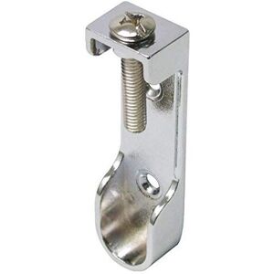 Gas N Pow3r Oval Wardrobe Rail Hanging END Supports Rail Brackets 15mm Wide Polished Chrome Gas N Pow3r Oval Wardrobe Rail Hanging END Supports Rail Brackets 15mm Wide Polished Chrome
