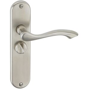 URBN Living (Satin Nickel Plain) Metal Lever Latch Door Handles Set Round Rose URBN Living (Satin Nickel Plain) Metal Lever Latch Door Handles Set Round Rose
