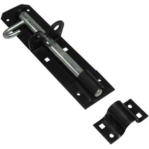 SecureFix Direct (6 Inch (175MM), Black) Heavy Duty Brenton Pad Bolt (Sliding Gate Latch) SecureFix Direct (6 Inch (175MM), Black) Heavy Duty Brenton Pad Bolt (Sliding Gate Latch)