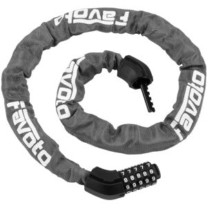 Favoto Bike Lock Bicycle Chain Lock 5-Digits Codes Combination Heavy Duty 120cm Favoto Bike Lock Bicycle Chain Lock 5-Digits Codes Combination Heavy Duty 120cm